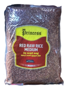 Sri Lankan Groceries. Princess Red Raw Rice (Medium Polished) 10Lbs ...