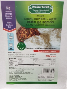 Sri Lankan Groceries. Instant String Hoppers(Indhi Appa) - White