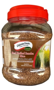 Picture of Unicom Red Boiled Samba Rice - 5Lbs Bottle